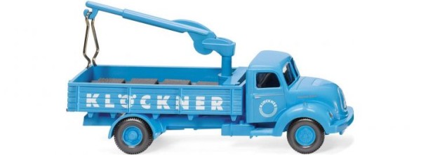 Pritschen-Lkw mit Ladekran "Klöckner"