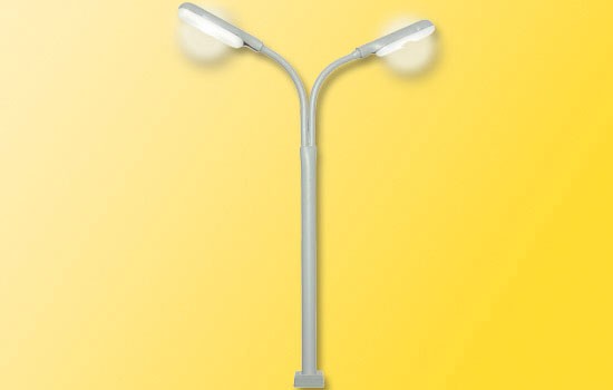 H0 Peitschenleuchte doppelt