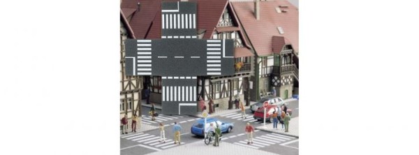 Asphalt Straßenkreuzung