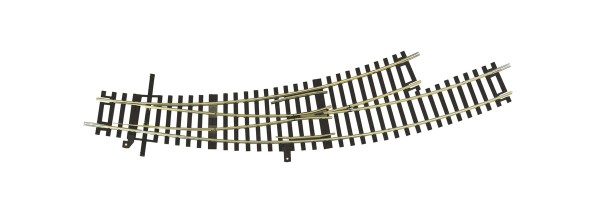 Bogenweiche links BWl3/4 H0