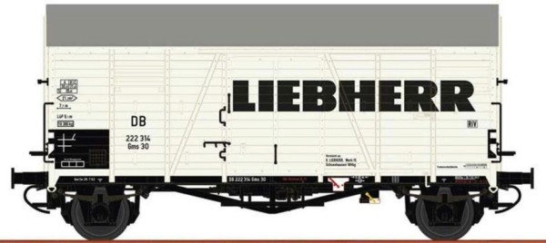 H0 GÜW Gms30 DB III "Liebherr"
