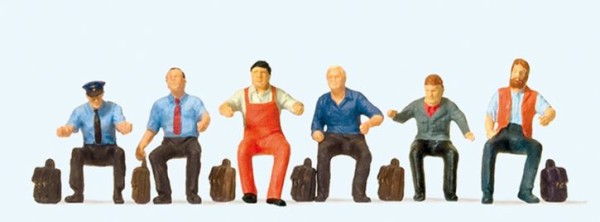 HO Lokführer DB,sitzend E-Lok