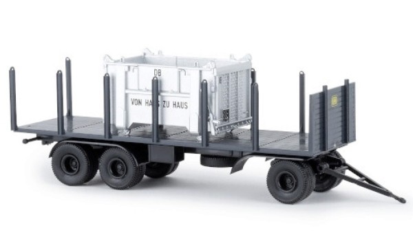 Rungenanhänger 3achs DB Container