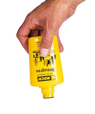 Gras-Spritzdose leer