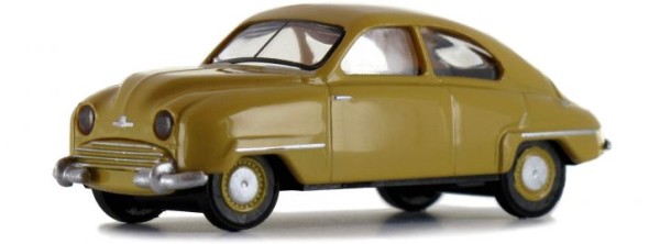 Saab 92, dunkelgelb,