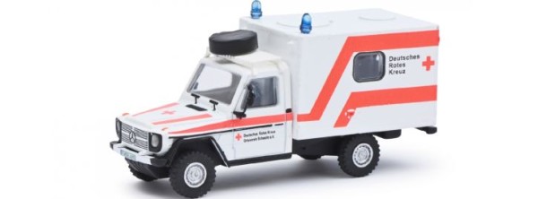 MB G Rot Kreuz weiß 1:87