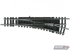 Handweiche 15ø Rechts