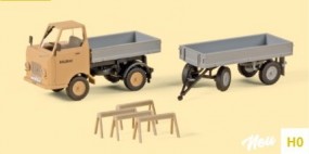 Multicar M22 mit Pritsche und Anhänger