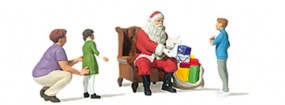 Weihnachtsmann im Sessel. Mut