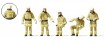 Feuerwehrmänner in moderner E