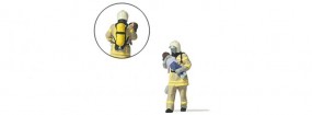 Feuerwehrmann, Kind rettend. Feuerwehrmann, Kind rettend.